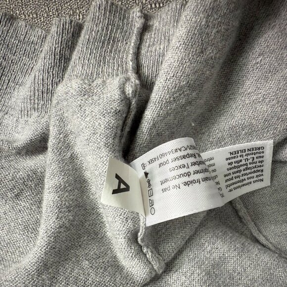 Eileen Fisher Womens Gray Open Front Cardigan Large Sustainable Minimalist Chic - Picture 13 of 13